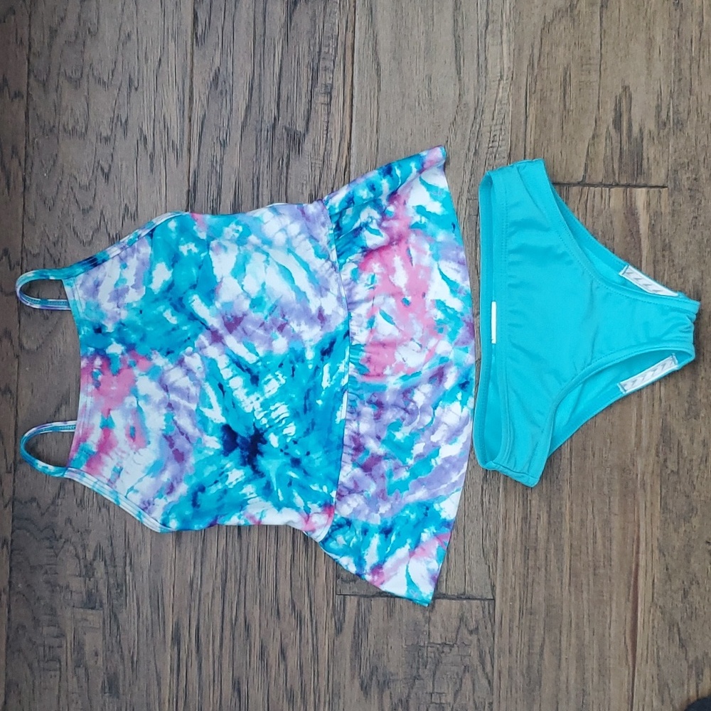 Kids Speedo 2 Piece Tankini swim suit